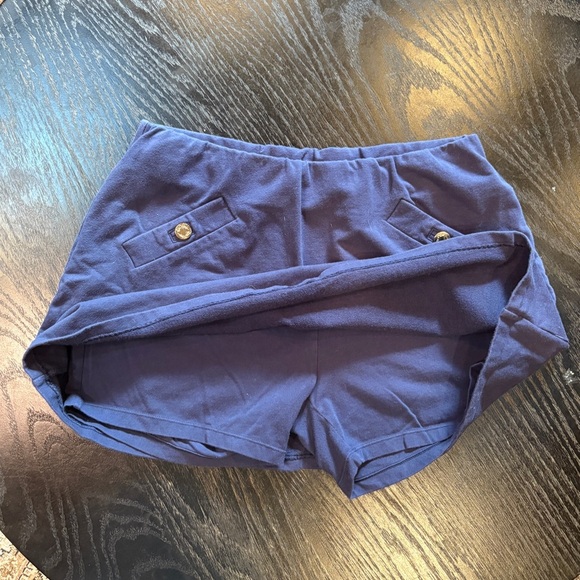 Lilly Pulitzer Madison Skort Size Large Navy Blue With Gold Accent Buttons - Picture 12 of 14